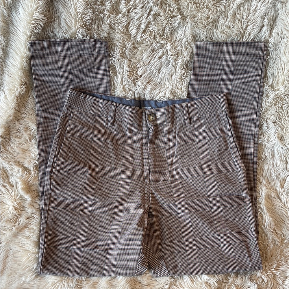 Old Navy Men's Checkered Slim Chinos 30x30